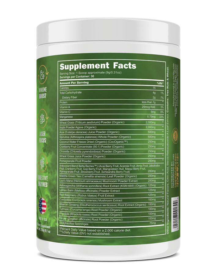 Panda Supplements SUPER ALIMENTS VERTS NATURELS
