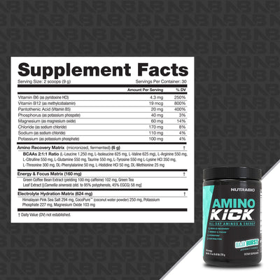 Nutrabio Amino Kick - 30 portions