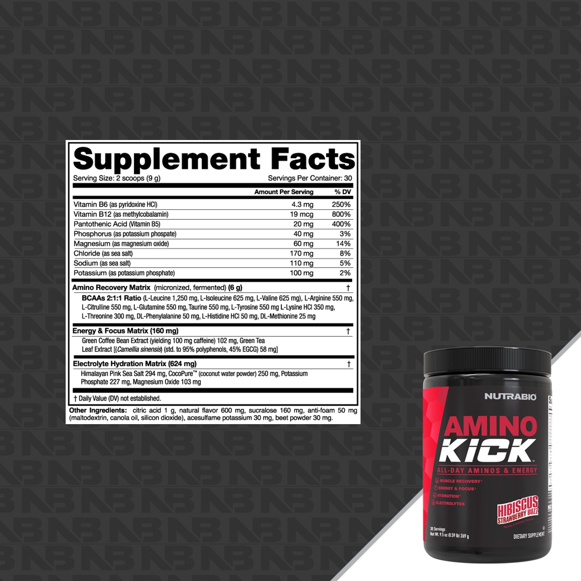 Nutrabio Amino Kick - 30 portions