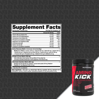 Nutrabio Amino Kick - 30 portions