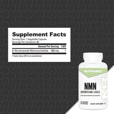 NutraBio NMN (Mononucléotide de nicotinamide)