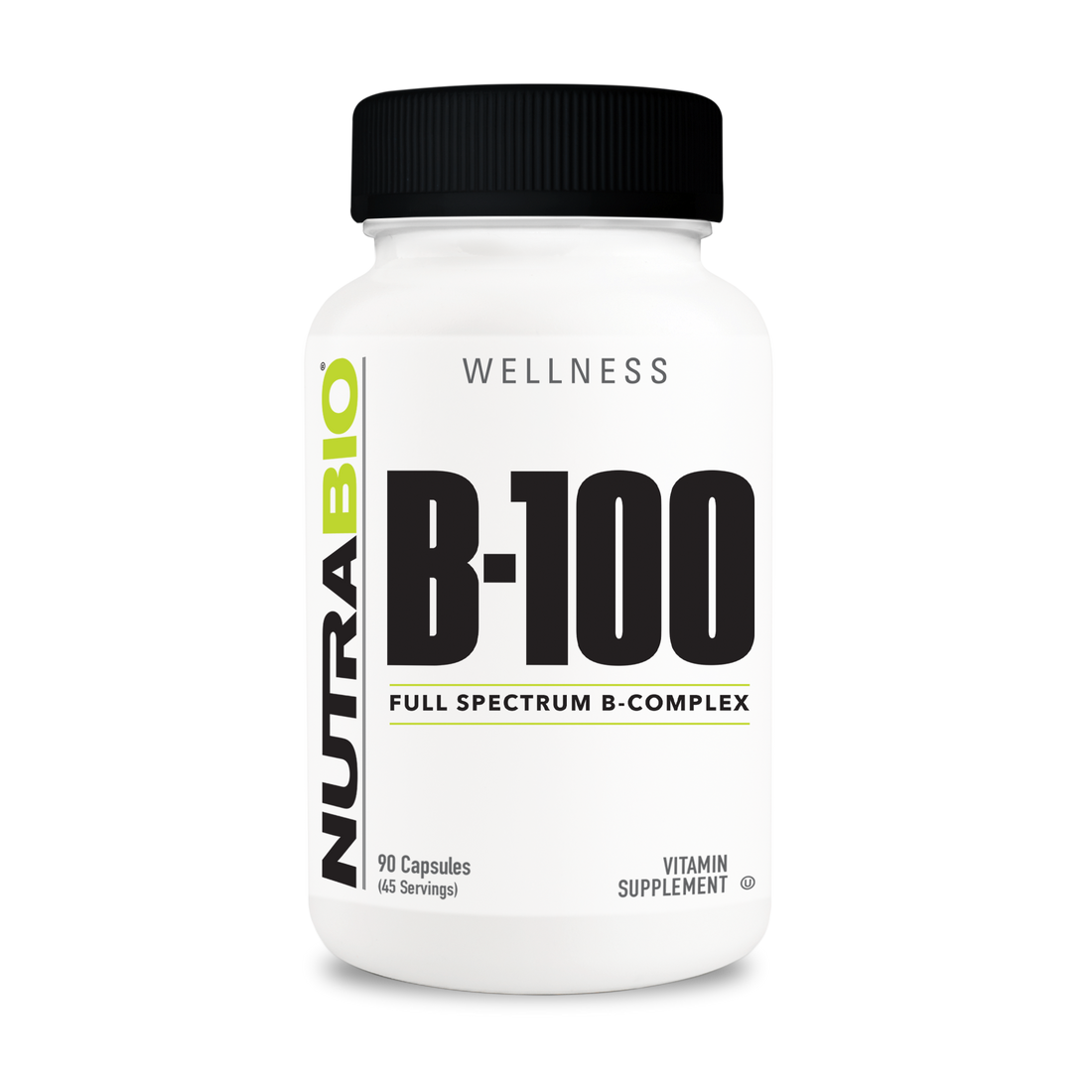 NutraBio Complexe Vitamine B-100