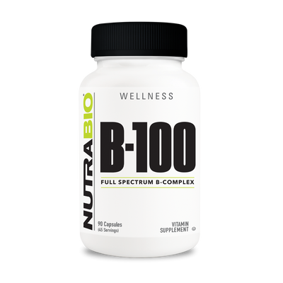 NutraBio Complexe Vitamine B-100