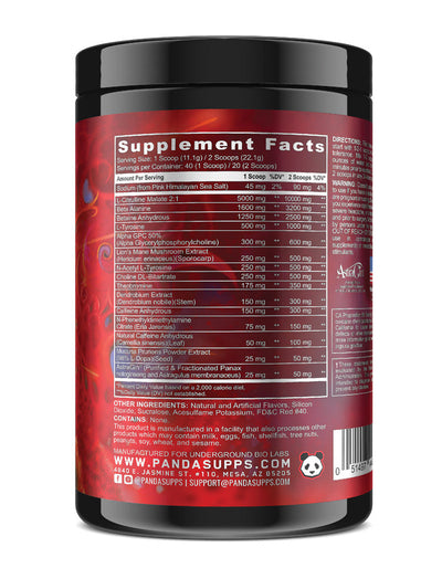 PANDAS BLOOD - Collaboration limitée Panda vs Gorille - Ours Gummy Rouge