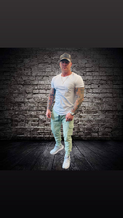 Pantalon cargo fuselé coupe slim « Motivate » de HD Apparel