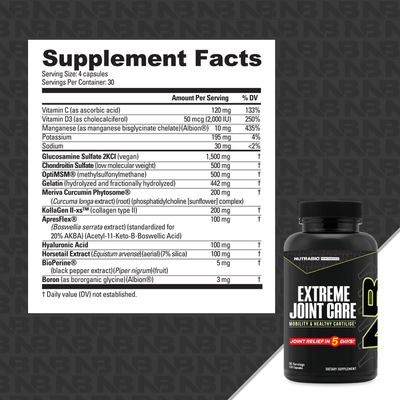NutraBio Extreme Soin des Articulations