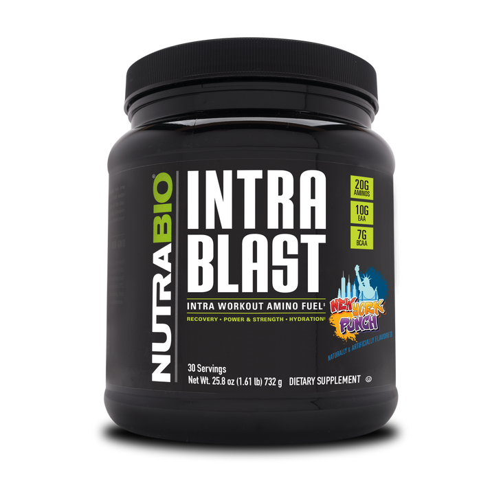 NutraBio Intra Blast - Ancien étiquetage