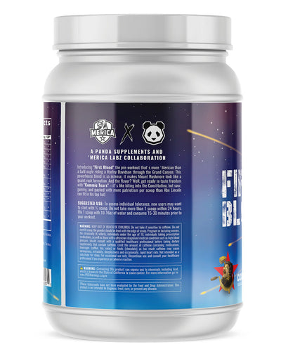 Panda Supplements FIRST BLOOD - Une collaboration entre Panda et Merica Labz