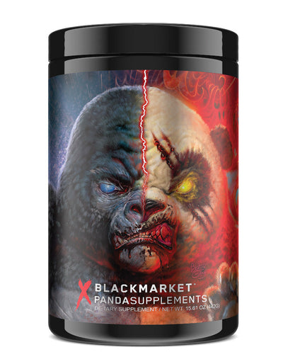 PANDAS BLOOD - Collaboration limitée Panda vs Gorille - Ours Gummy Rouge