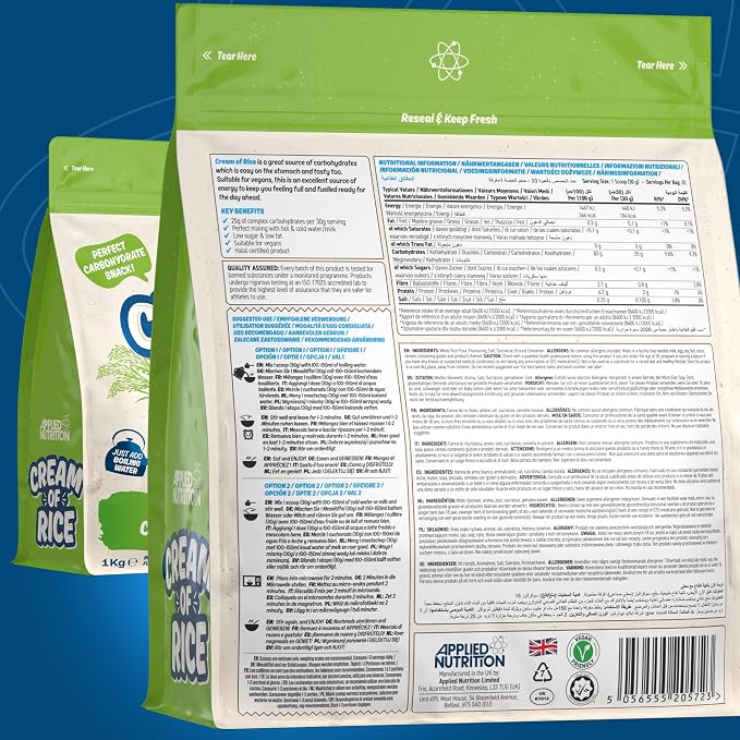 Applied Nutrition Crème de Riz
