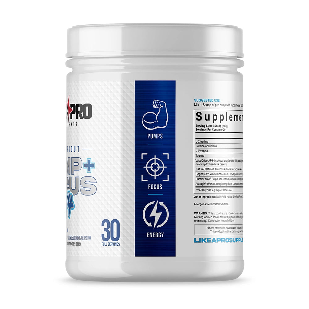 Comme un Pro Supps Pompe + Focus V4
