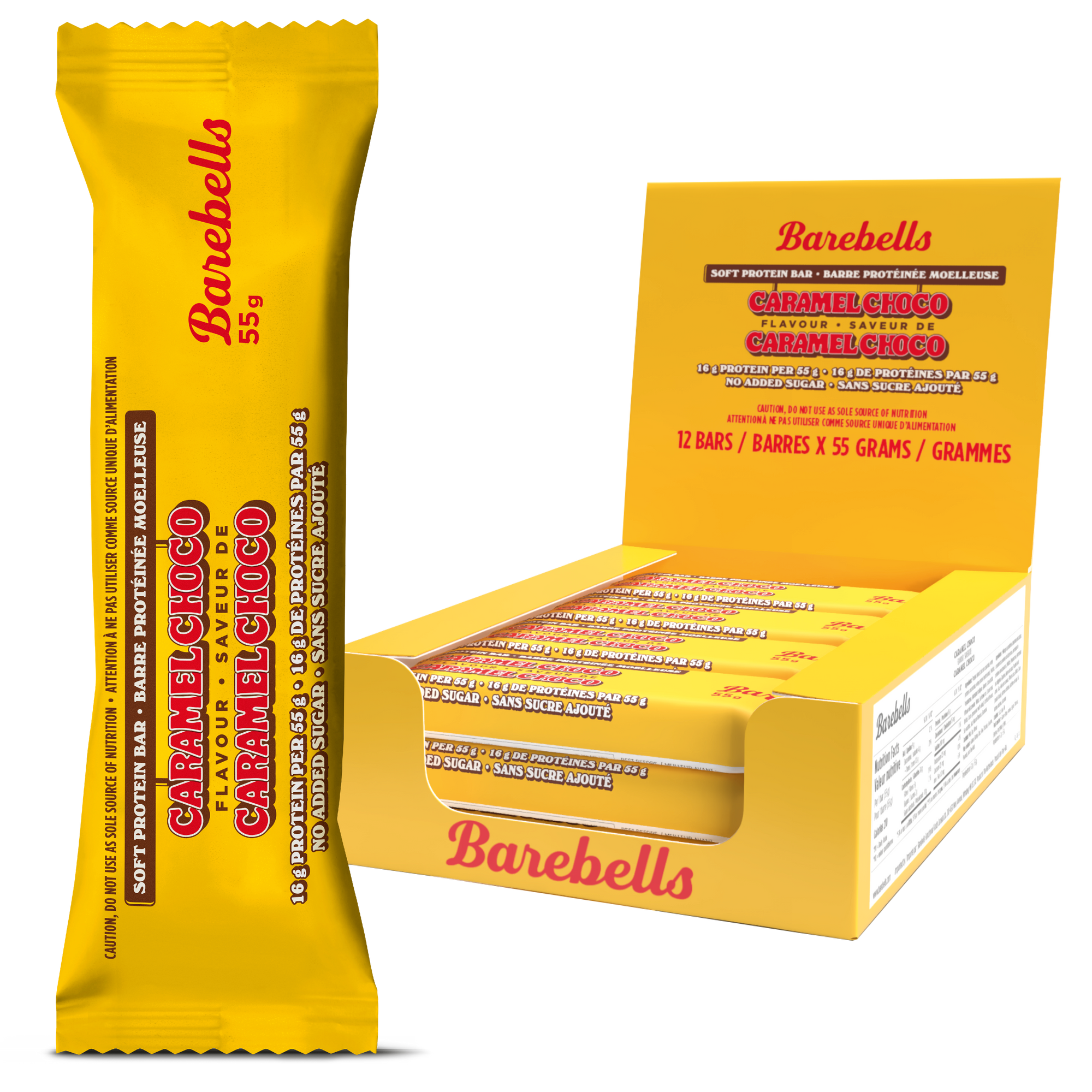 Lot de 12 barres protéinées moelleuses Barebells