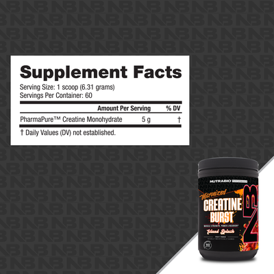 NutraBio Créatine Burst