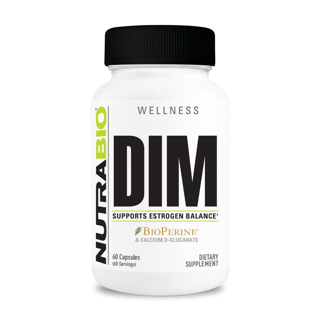 NutraBio DIM avec calcium D-glucarate