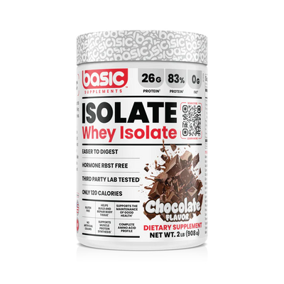 Isolat de protéines de lactosérum en poudre, zéro matière grasse, 26g de protéines