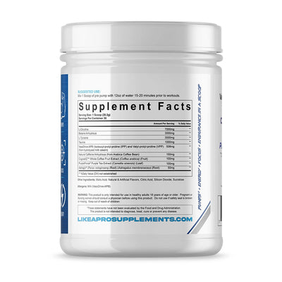 Comme un Pro Supps Pompe + Focus V4