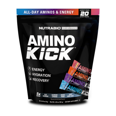 Nutrabio Amino Kick Stick Pack Bag - 20 Servings