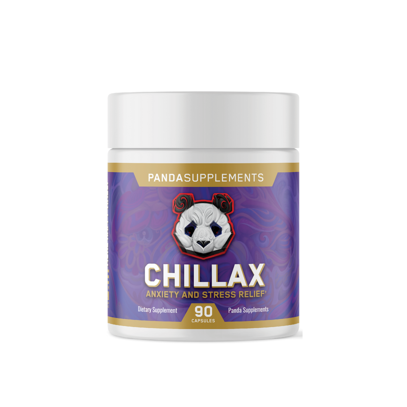 Panda Supplements Chillax | Calm & Relaxation Support Supplement (90 Capsules)