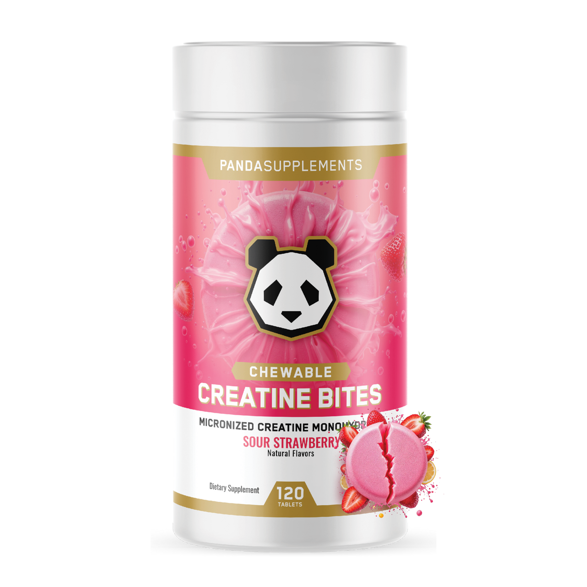 Panda Supplements Bouchées de Créatine