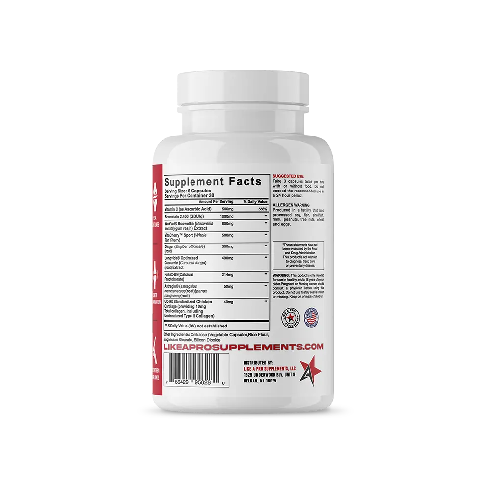Like A Pro Supps Santé articulaire complète