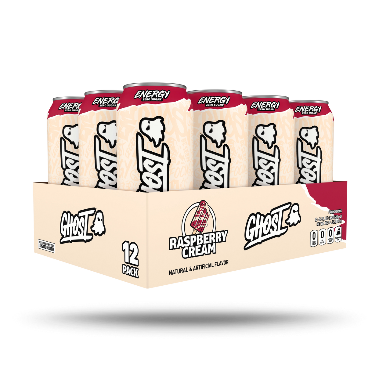 Boisson énergisante GHOST (Caisse - États-Unis)