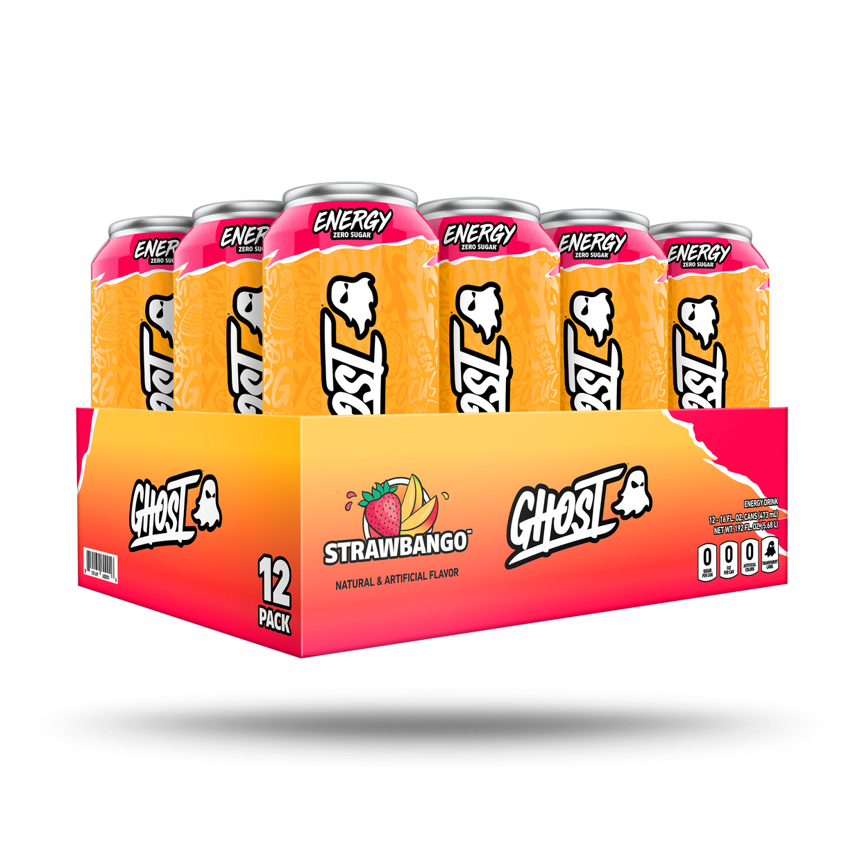 Boisson énergisante GHOST (Caisse - États-Unis)