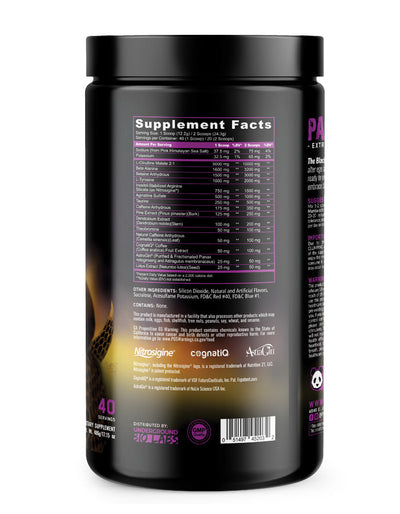 Panda Supplements PANDAMIC - Pré-entraînement Édition Limitée (Saveur Chewing-gum Raisin)