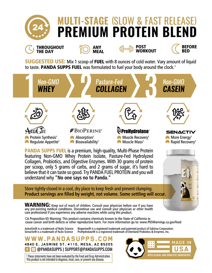 Panda Supplements FUEL Protéines Premium