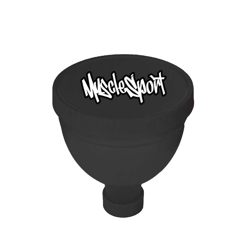 MuscleSport Protéine en Poudre Entonnoir Remplir et Partir Noir Galactique