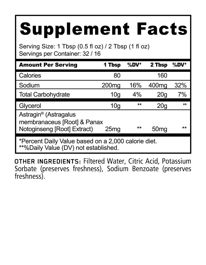 Panda Supplements Glycérol Liquide