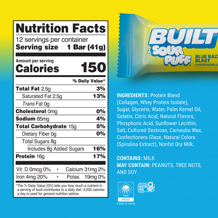Sour Puff Bar intégré