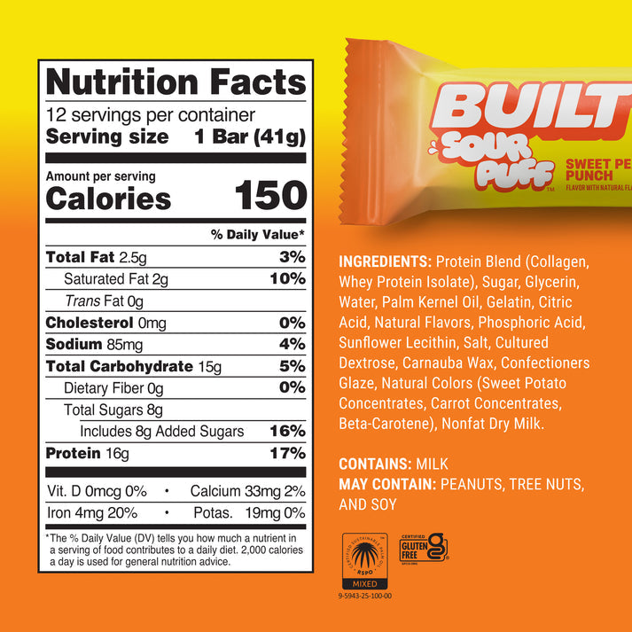 Sour Puff Bar intégré