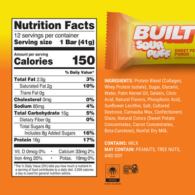Sour Puff Bar intégré