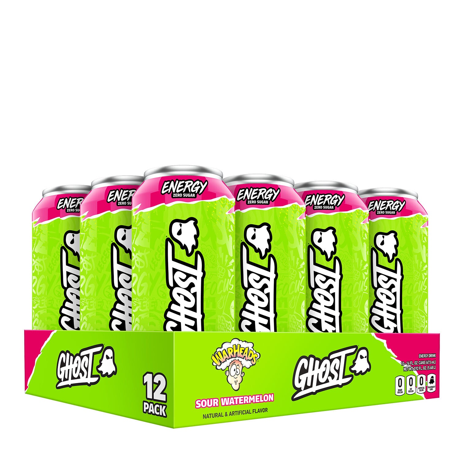 Boisson énergisante GHOST (Caisse - États-Unis)