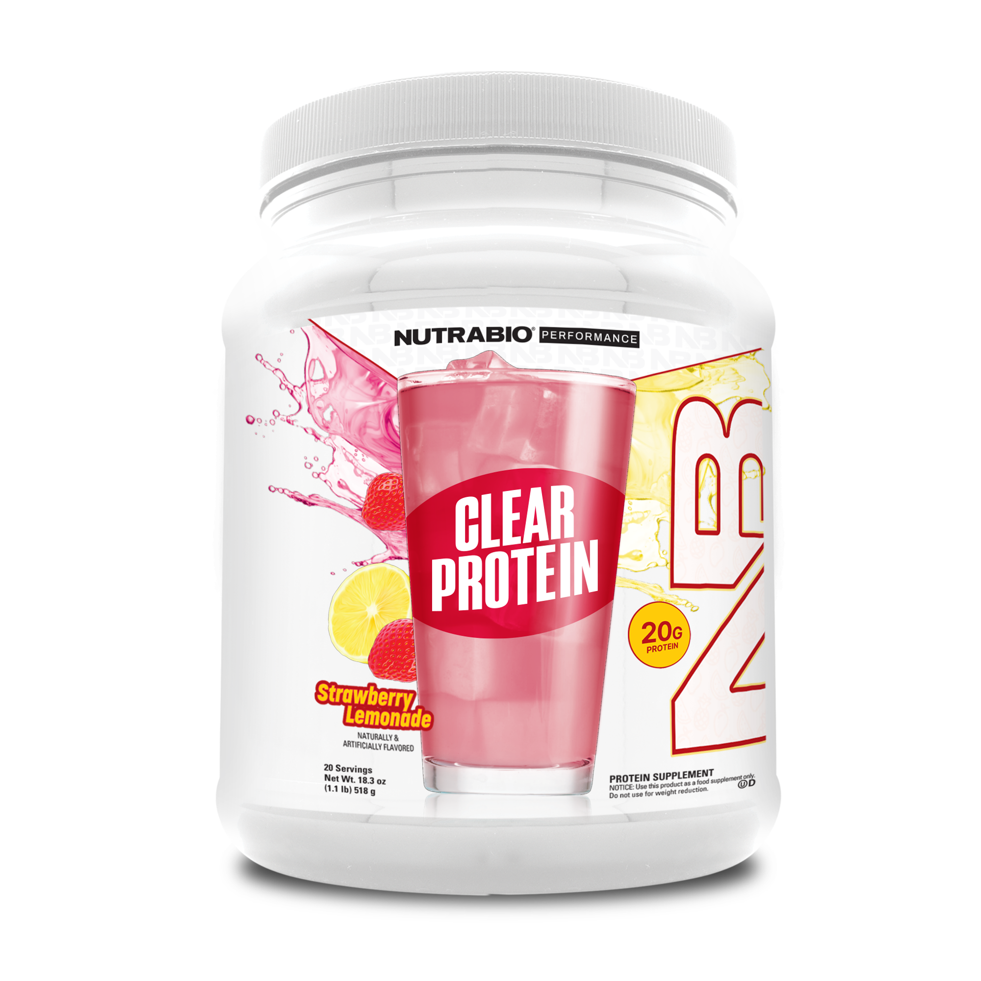NutraBio Clear Whey Protein Isolate