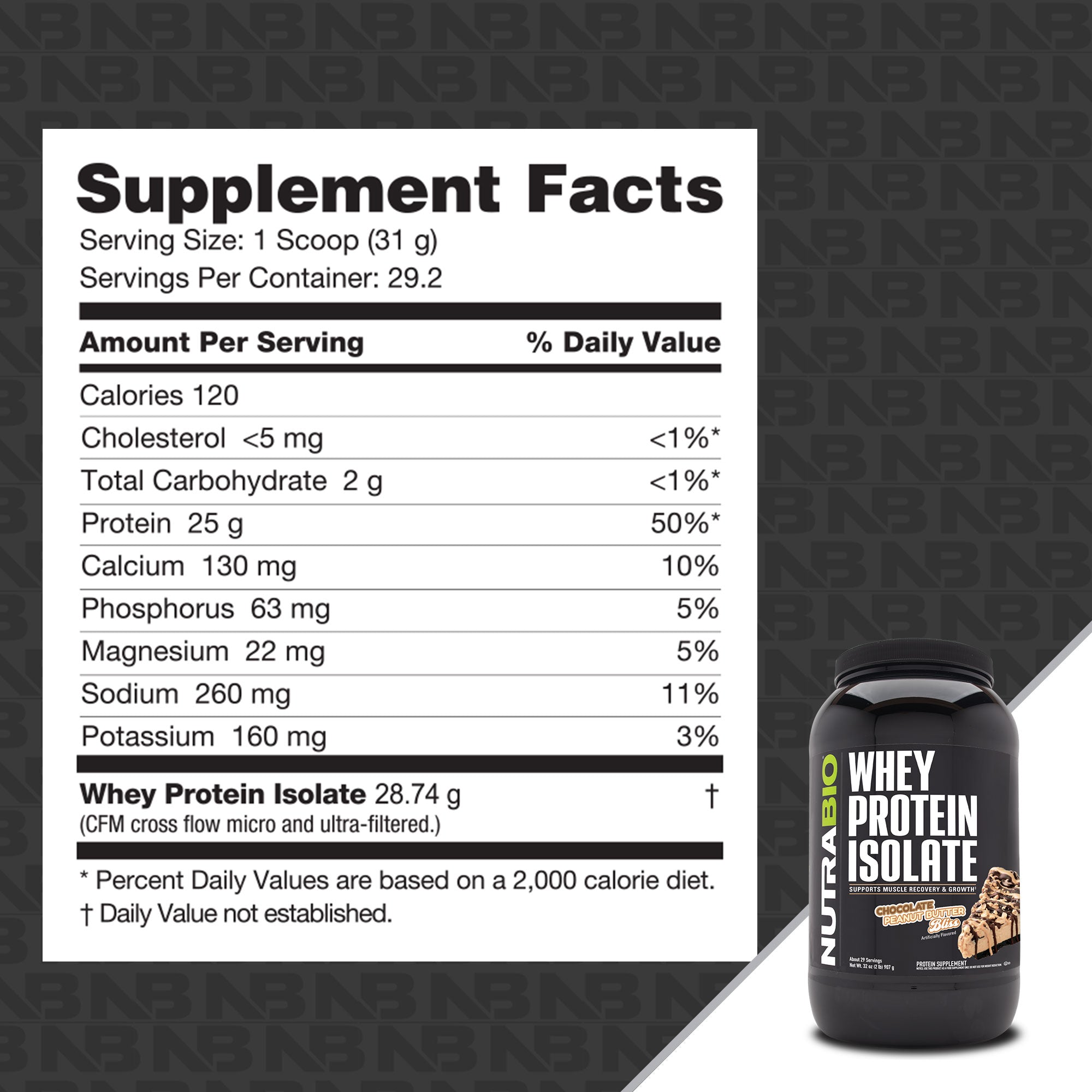 Nutrabio Whey Protein Isolate