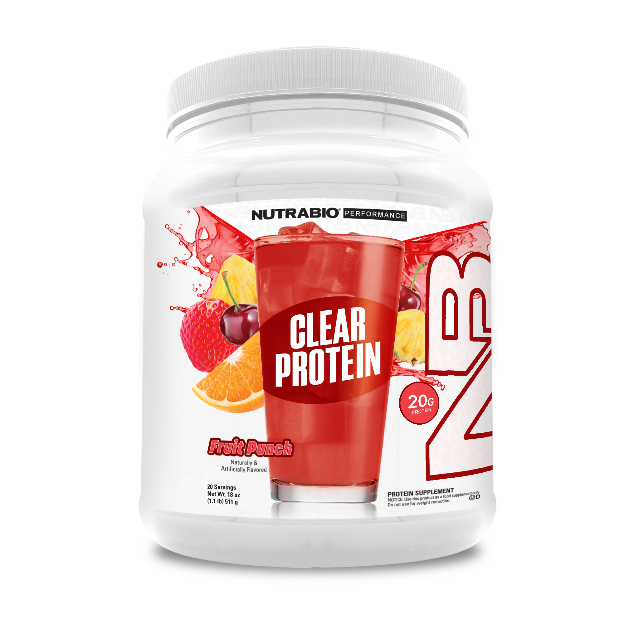NutraBio Clear Whey Protein Isolate