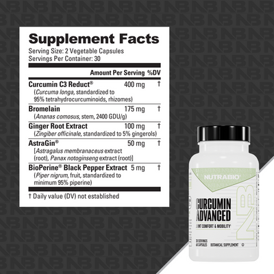 NutraBio Curcumin Advanced