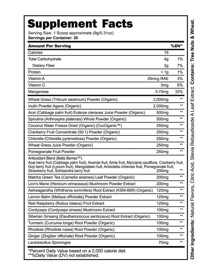 PANDA NATURAL GREENS SUPERFOODS
