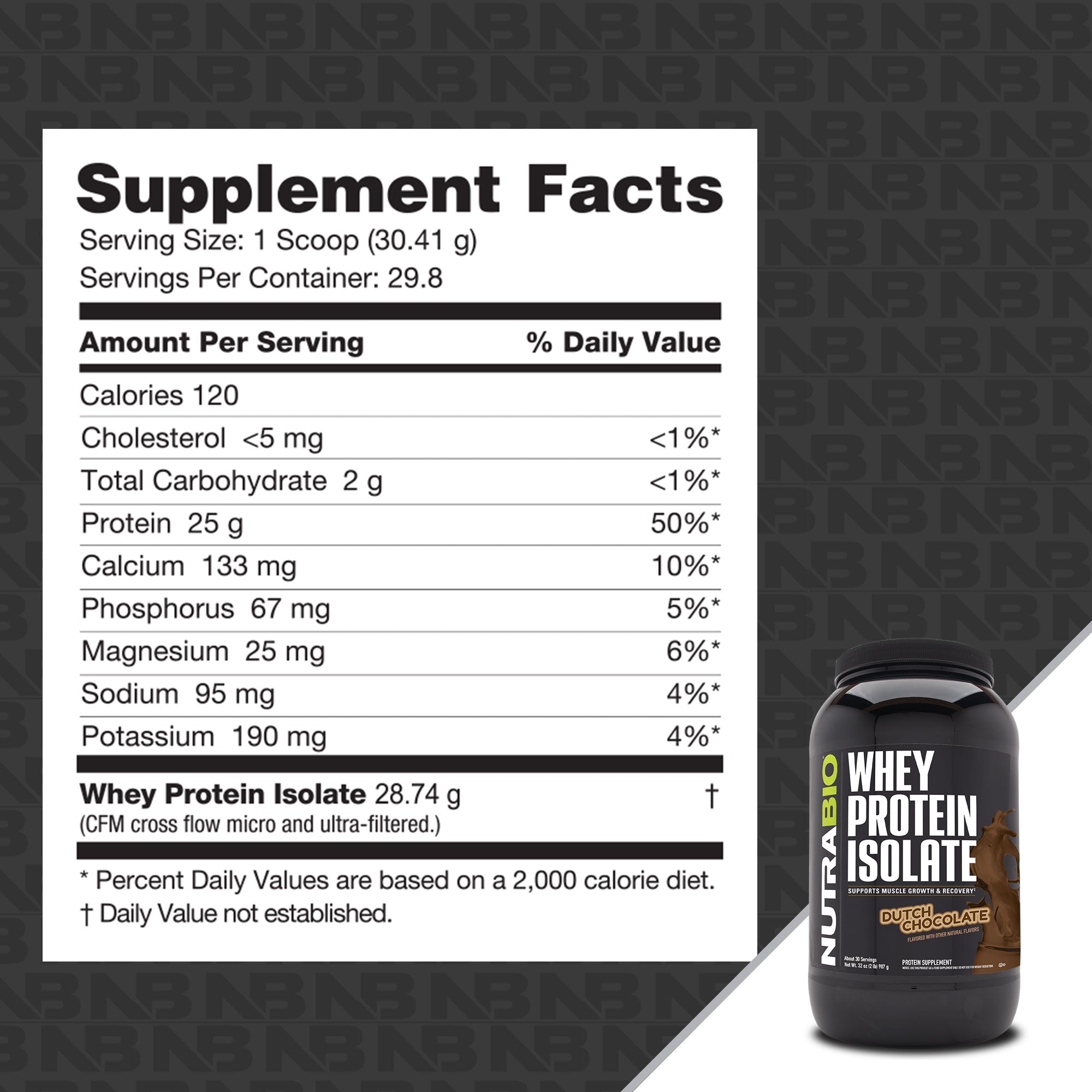 Nutrabio Whey Protein Isolate