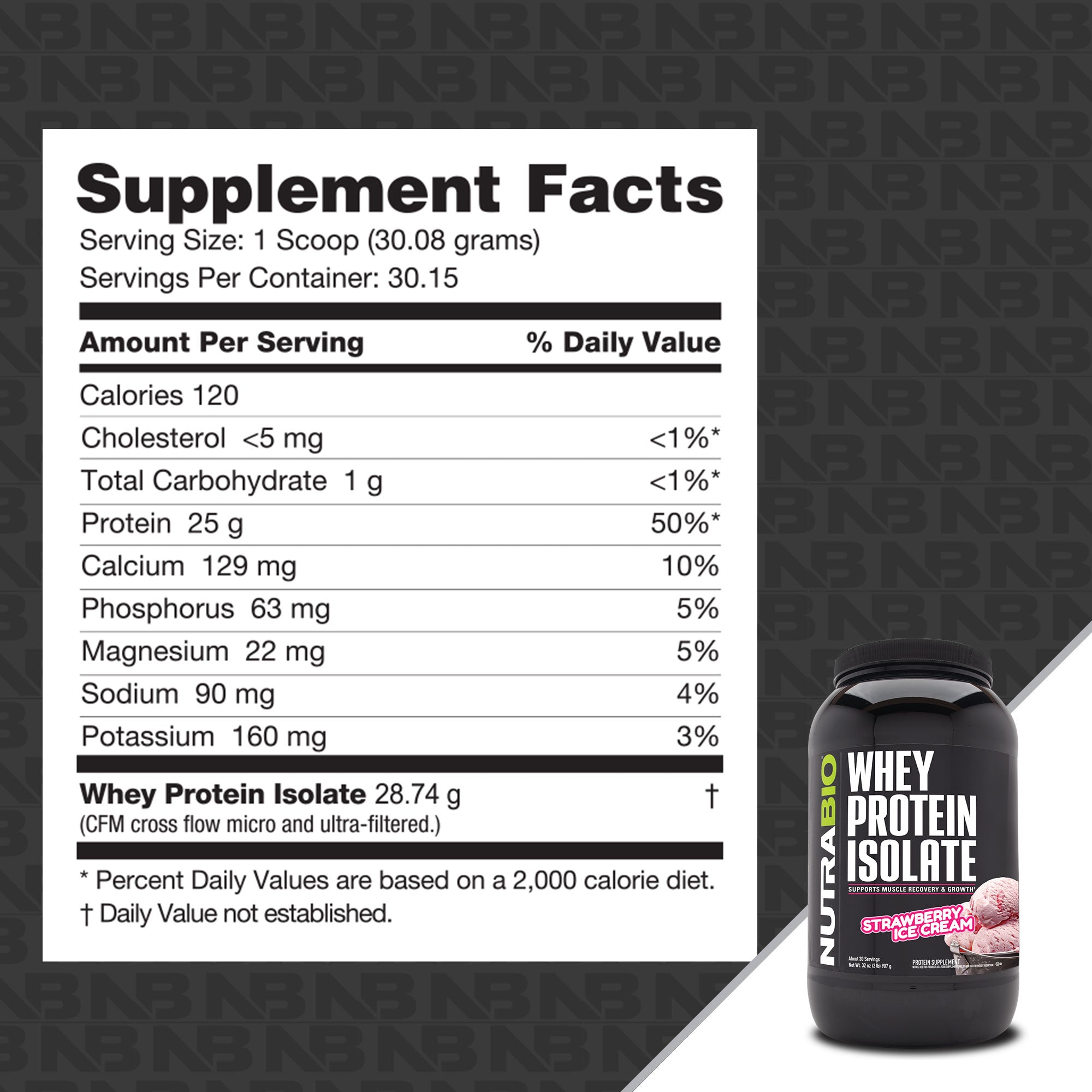 Nutrabio Whey Protein Isolate