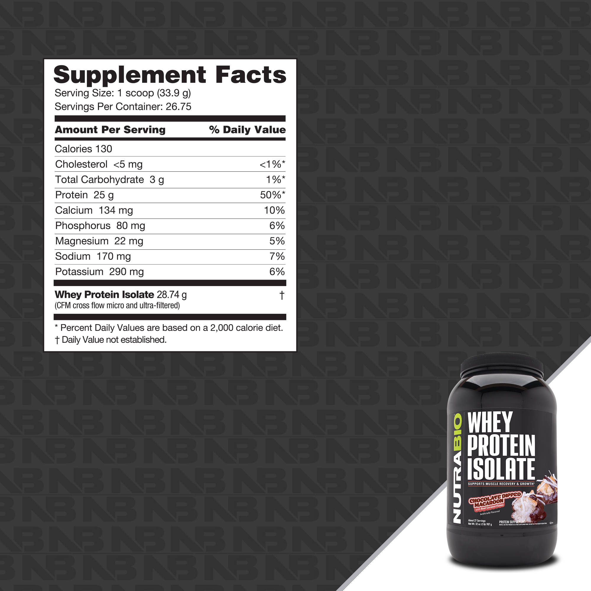 Nutrabio Whey Protein Isolate