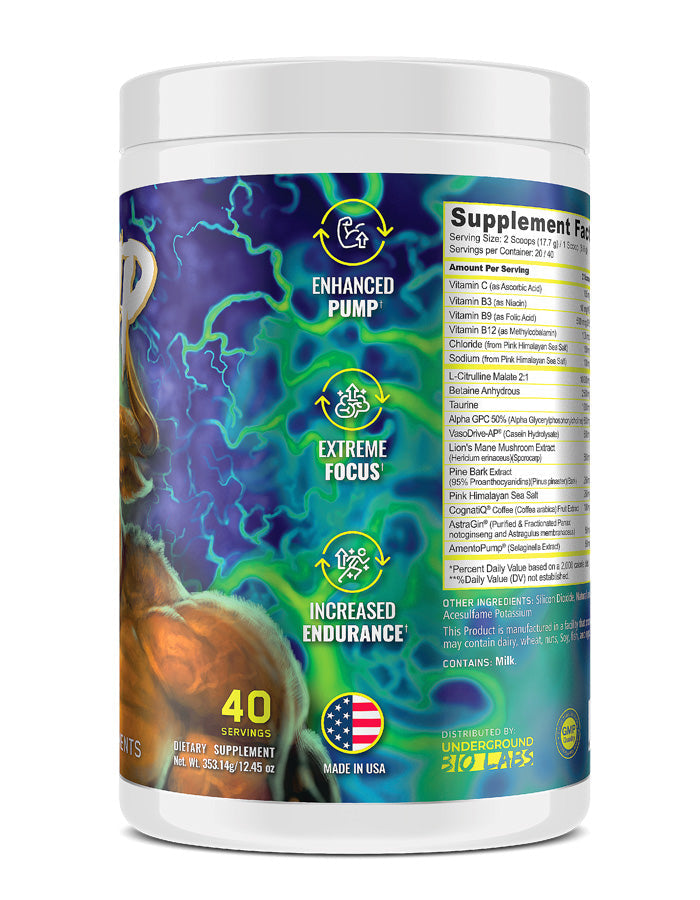 Panda Pump Stim Free Preworkout