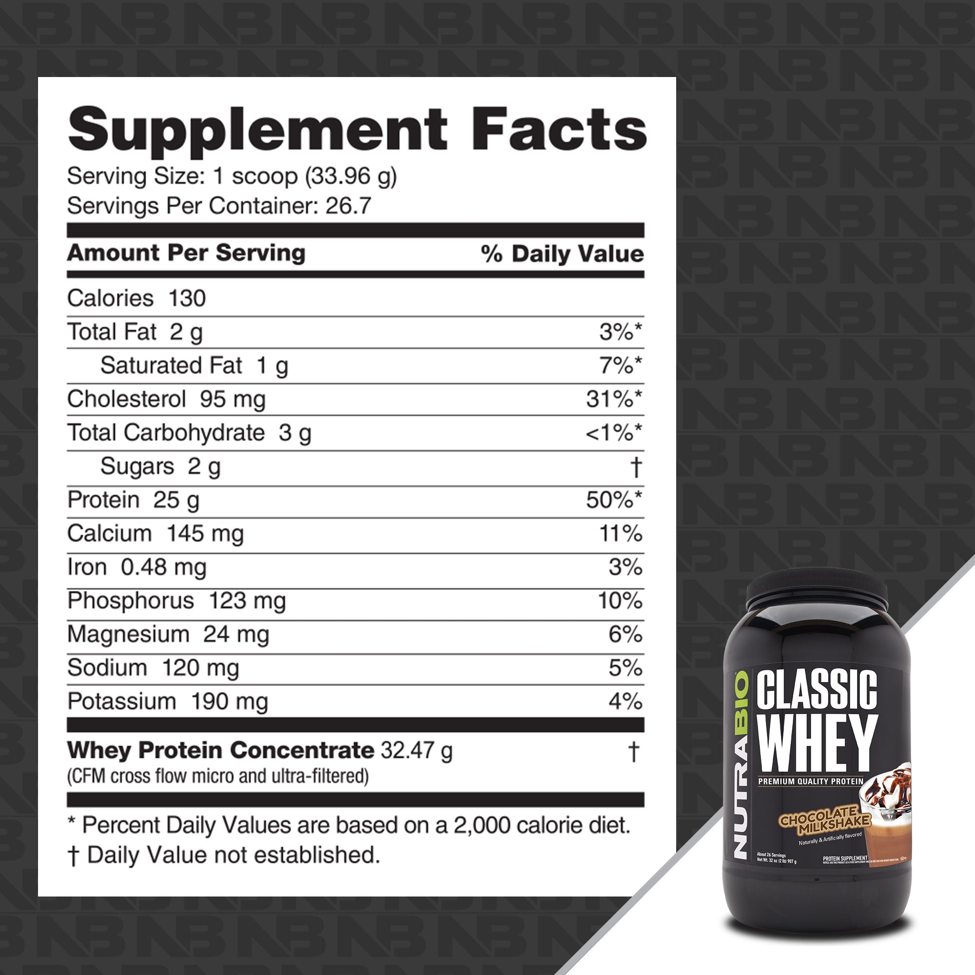 NutraBio Classic Whey Protein