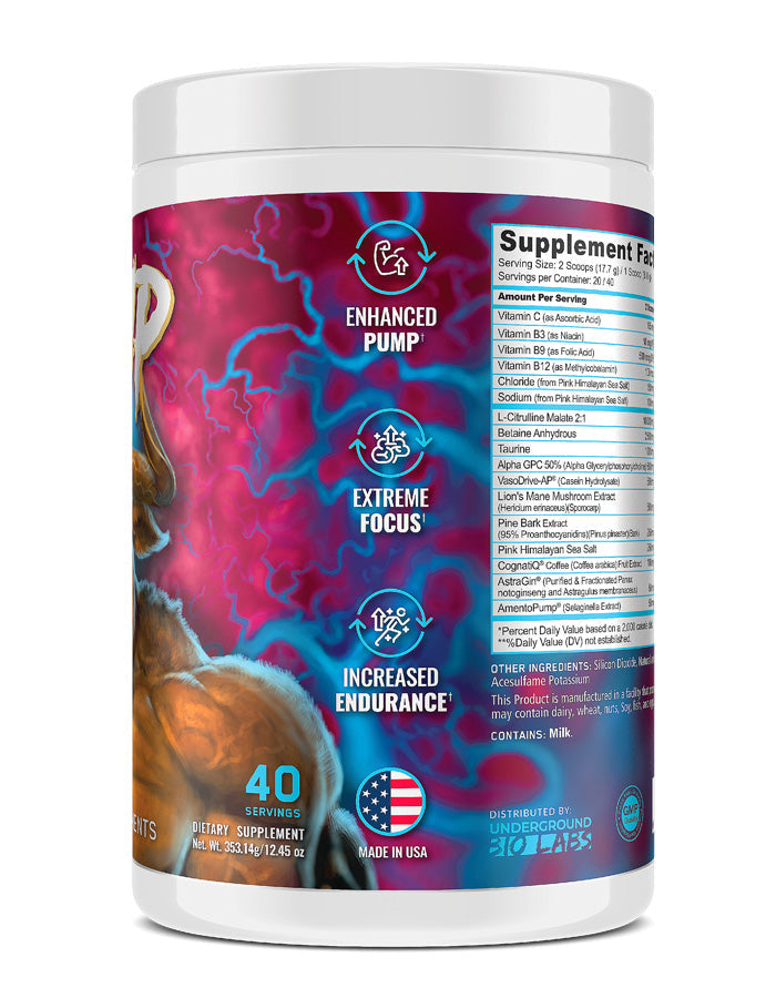 Panda Pump Stim Free Preworkout