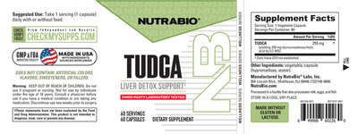Nutrabio Tudca - Liver Detox Support