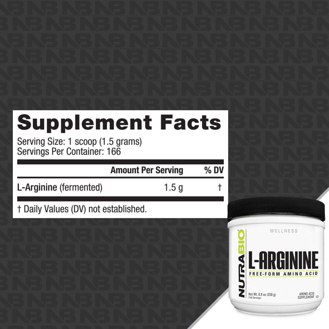 NutraBio Arginine Powder