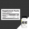 Nutrabio Vitamin D3 K2 (5000 IU D3, 180 MCG K2)