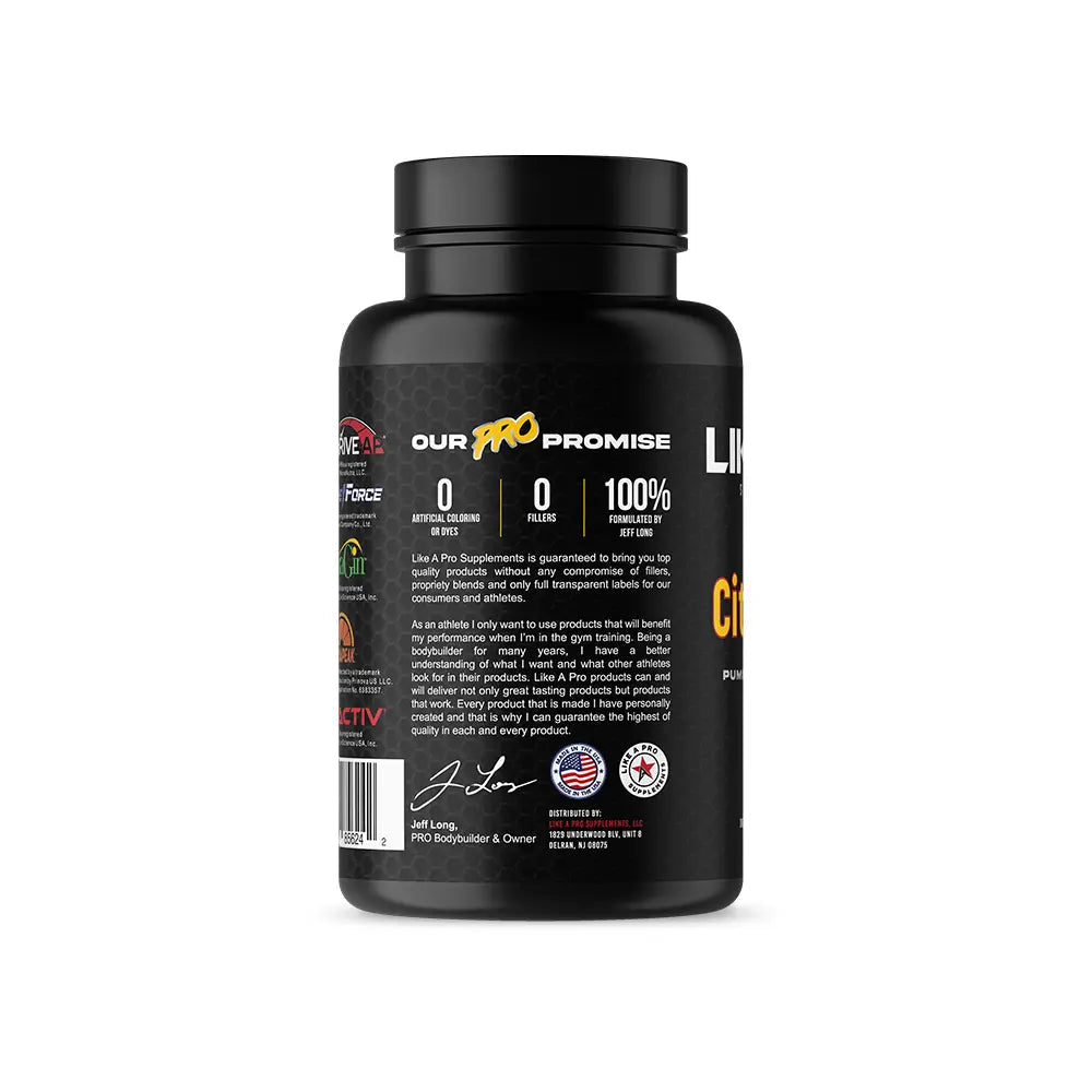 Like A Pro Supps CitraPump Pump Caps