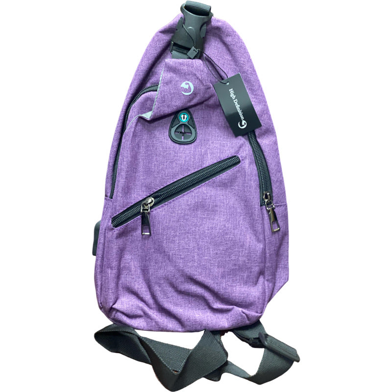 HD Crossbody Bag with USB Charger Port